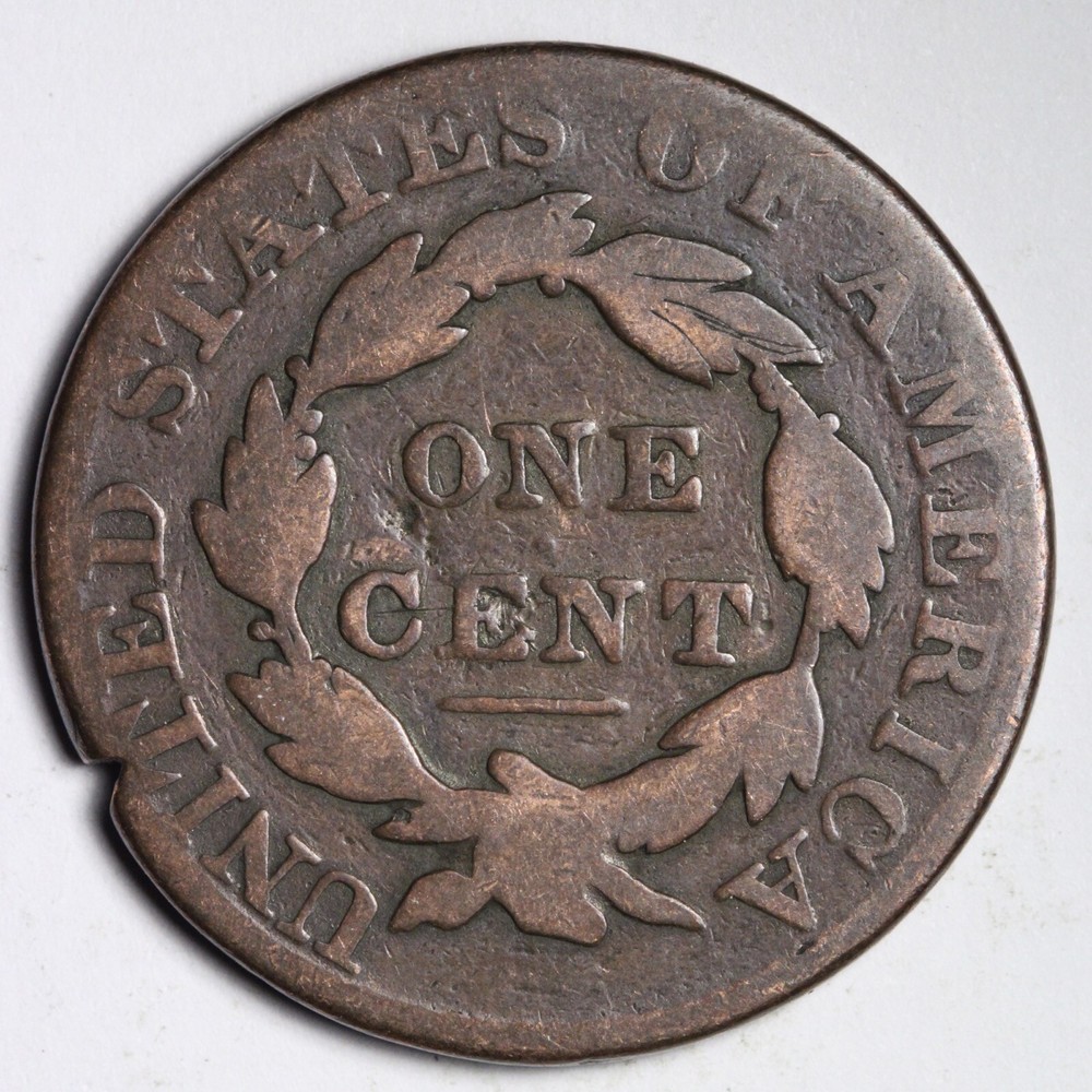 1827 Coronet Head Large Cent E276 ZCH