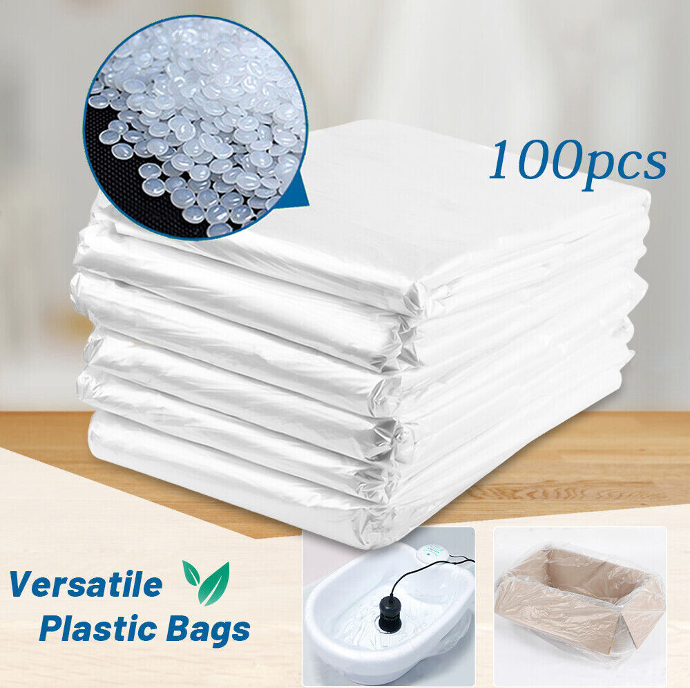 100PCS Portable Plastic Liners for Ionic Foot Bath Detox Machine Tub Liners Tool