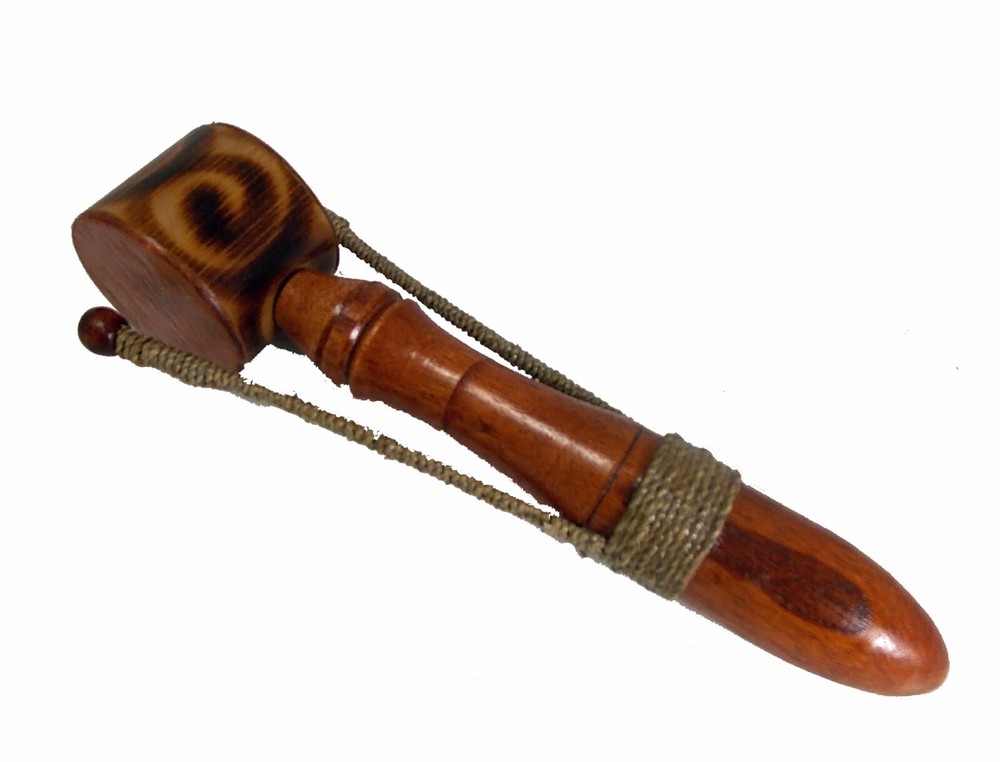 Mini Drum Shaker with Spiral Symbols - Percussion Instrument