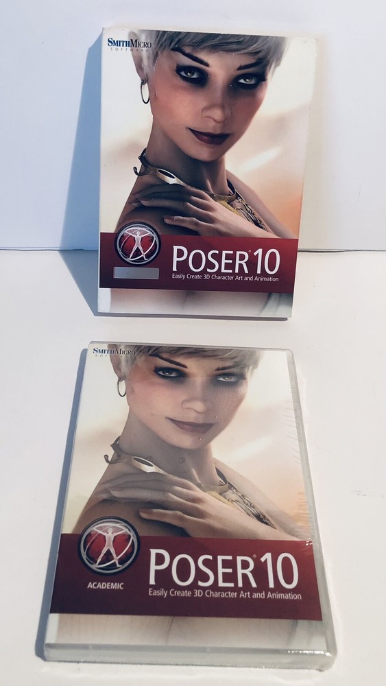 Poser 10 Easily Create 3D Character Art & Animation SmithMicro Software New