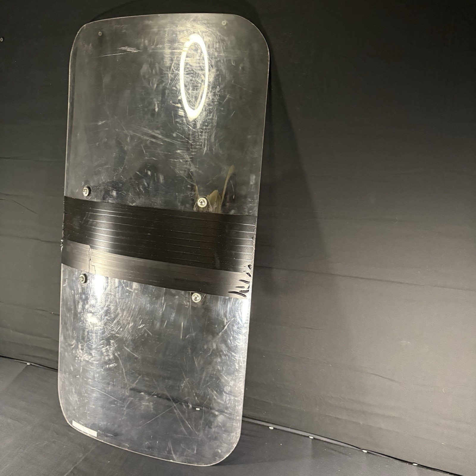 AETCO Police Riot Shield U.S.A. Made With Small Crack