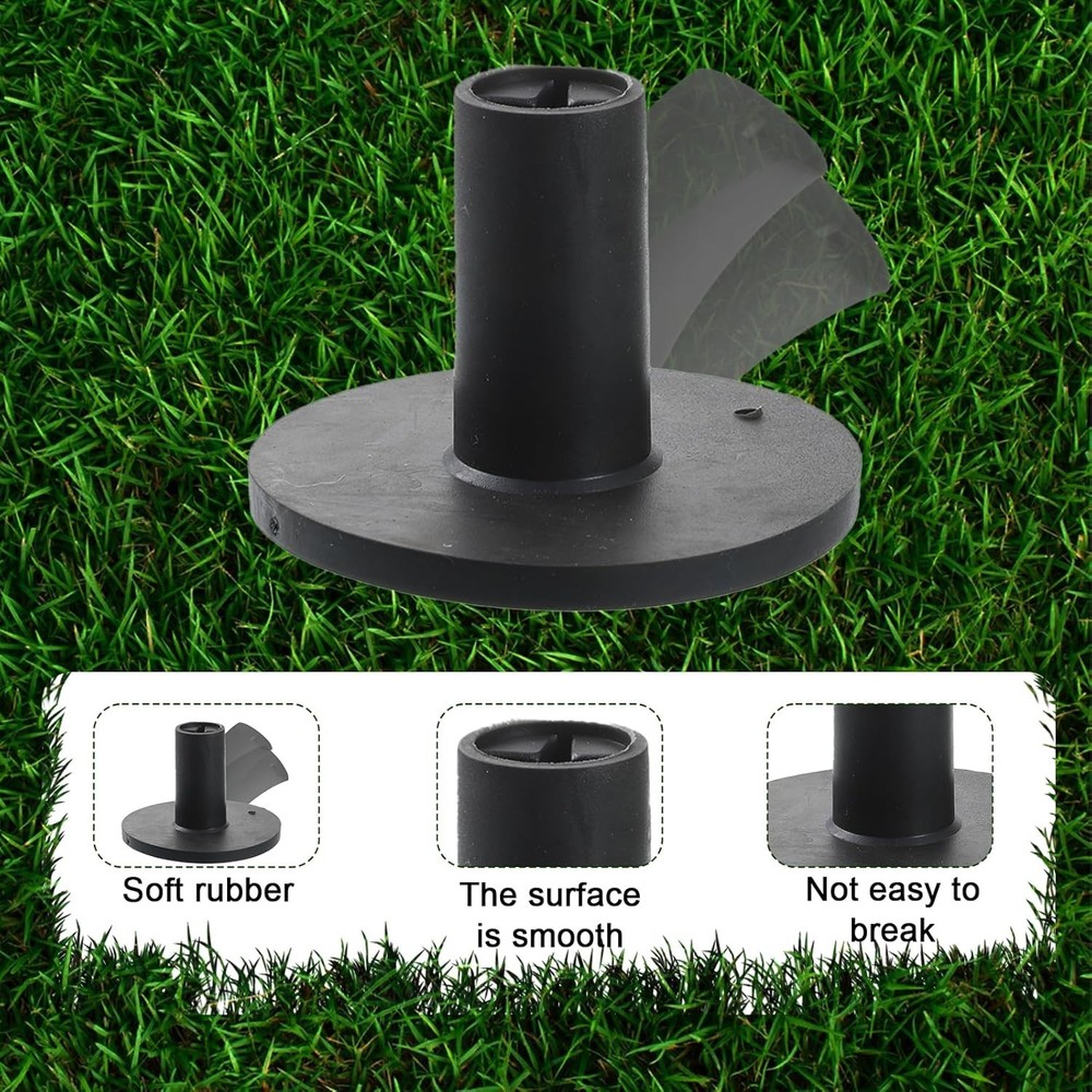 Adjustable Unbreakable Golf Tee, Rubber Golf Tees for Mats, Driving Range Tee