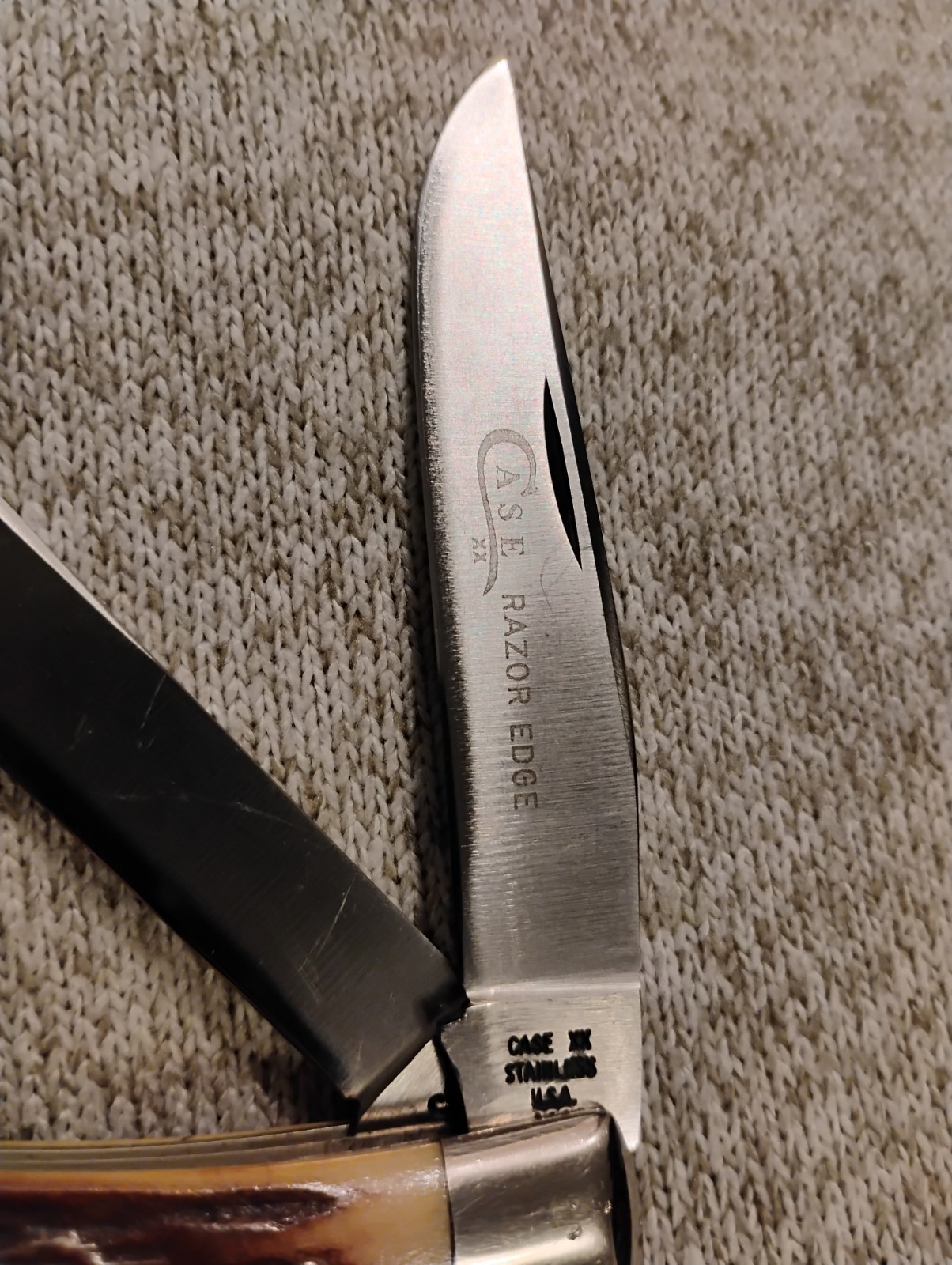 1976 CASE XX 5254 SSP STAG RAZOR EDGE TRAPPER