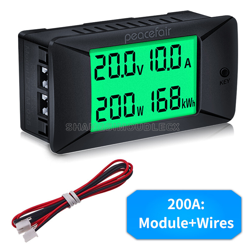 Multi-function LCD DC 0-300V Digital Voltage Current Meter Power Energy Tester