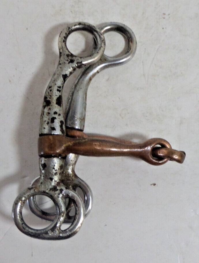 Horse bit steel copper