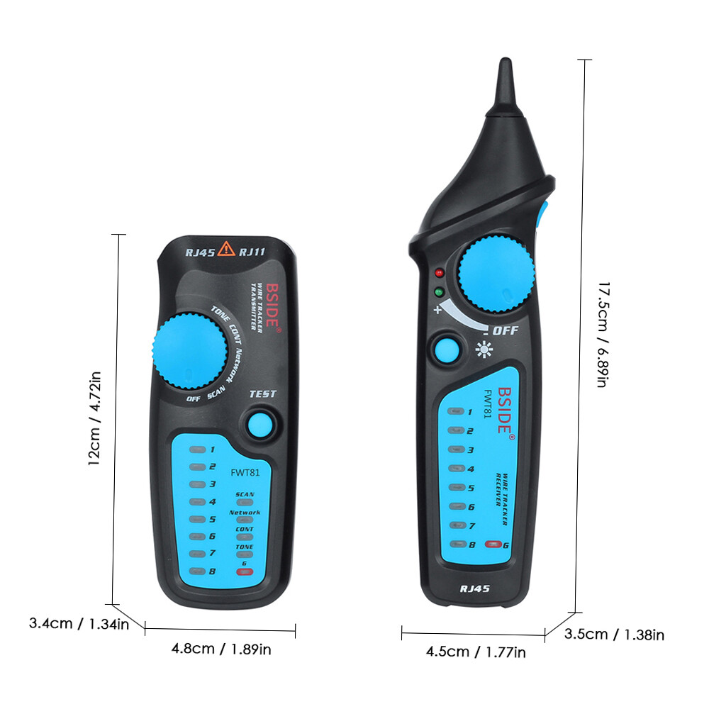 Multi-functional LCD Network Cable Tester Wire RJ11 RJ45 Wire I0F2