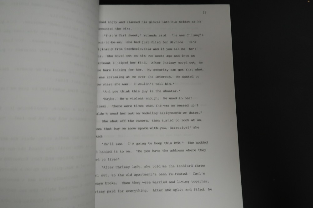 Stephen J. Cannell Original Book Script Studios Collection The Prostitutes' Ball