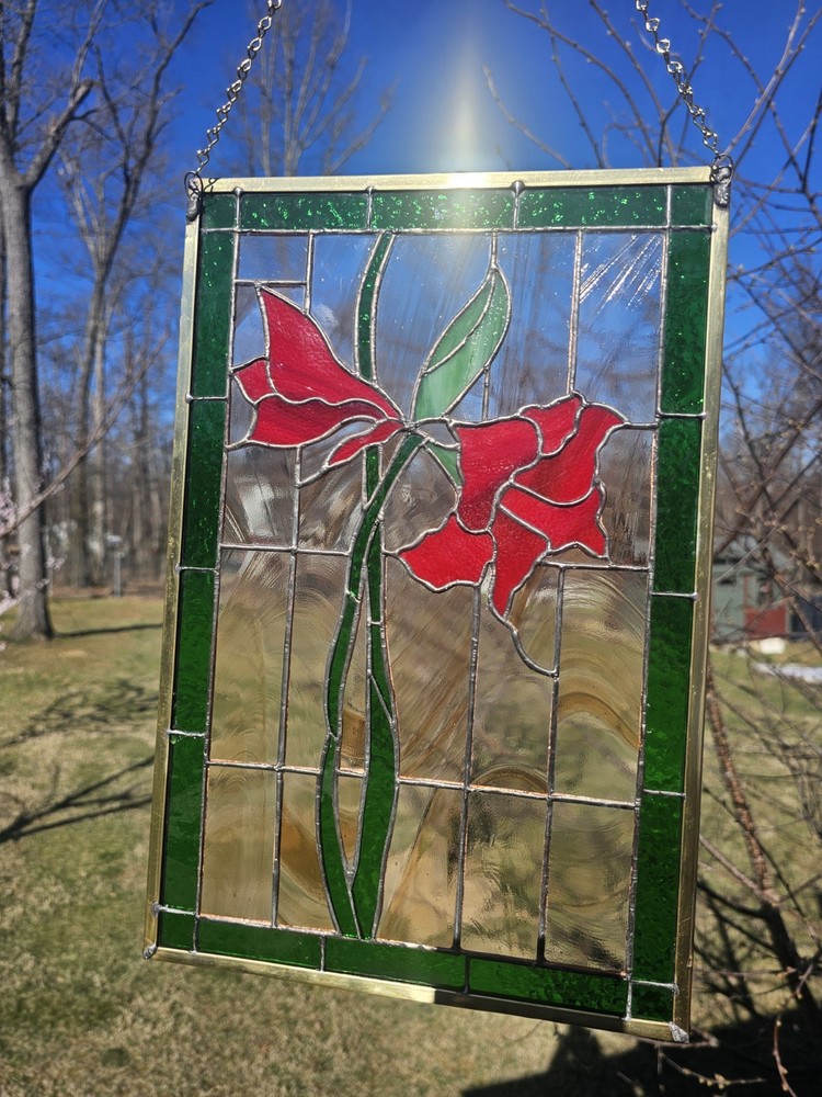 Stained Glass Window Panel Suncatcher