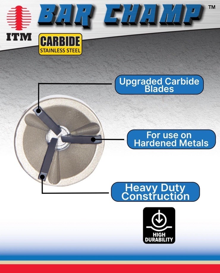 Bar Champ BAR-01C - Small Premium Deburring Tool and External Chamfer Tool - ...