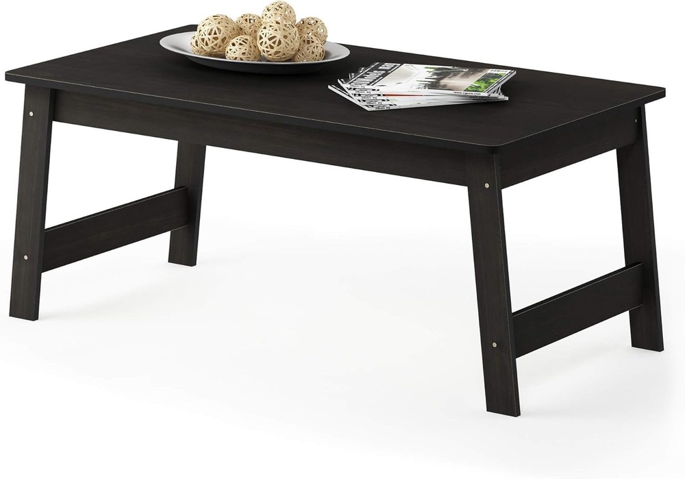 FURINNO Modern Simplistic Coffee Table, Espresso