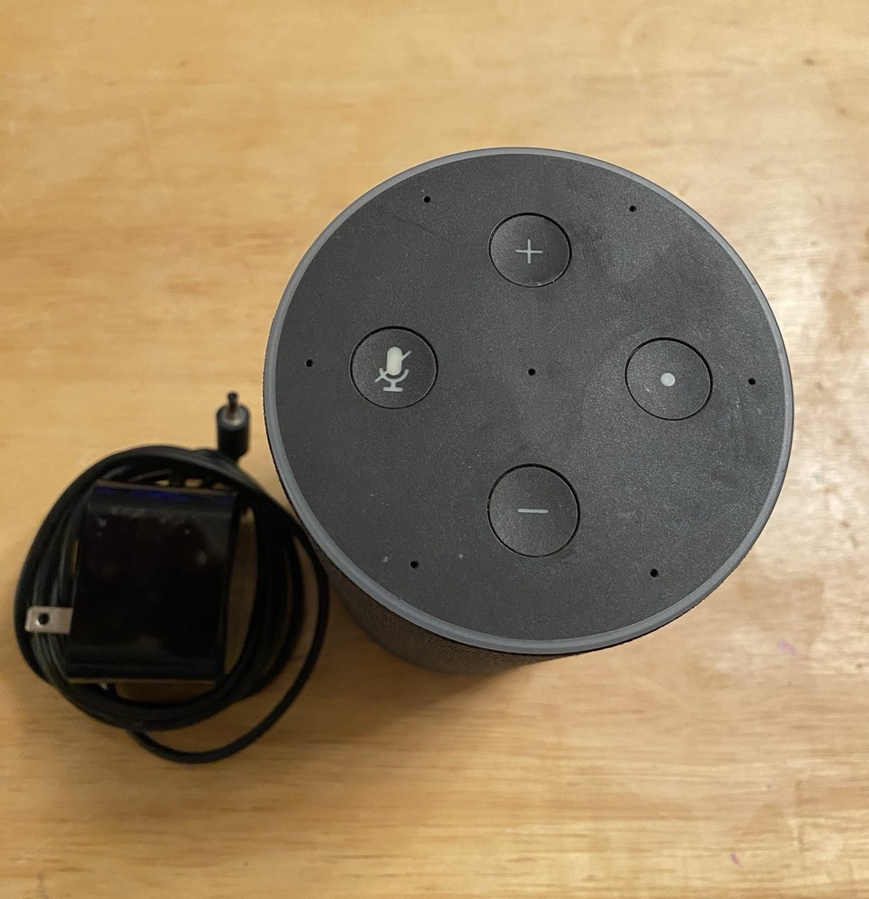 Amazon Echo 2nd Generation With Cord Tested Working Alexa EXCELLENT CONDITION