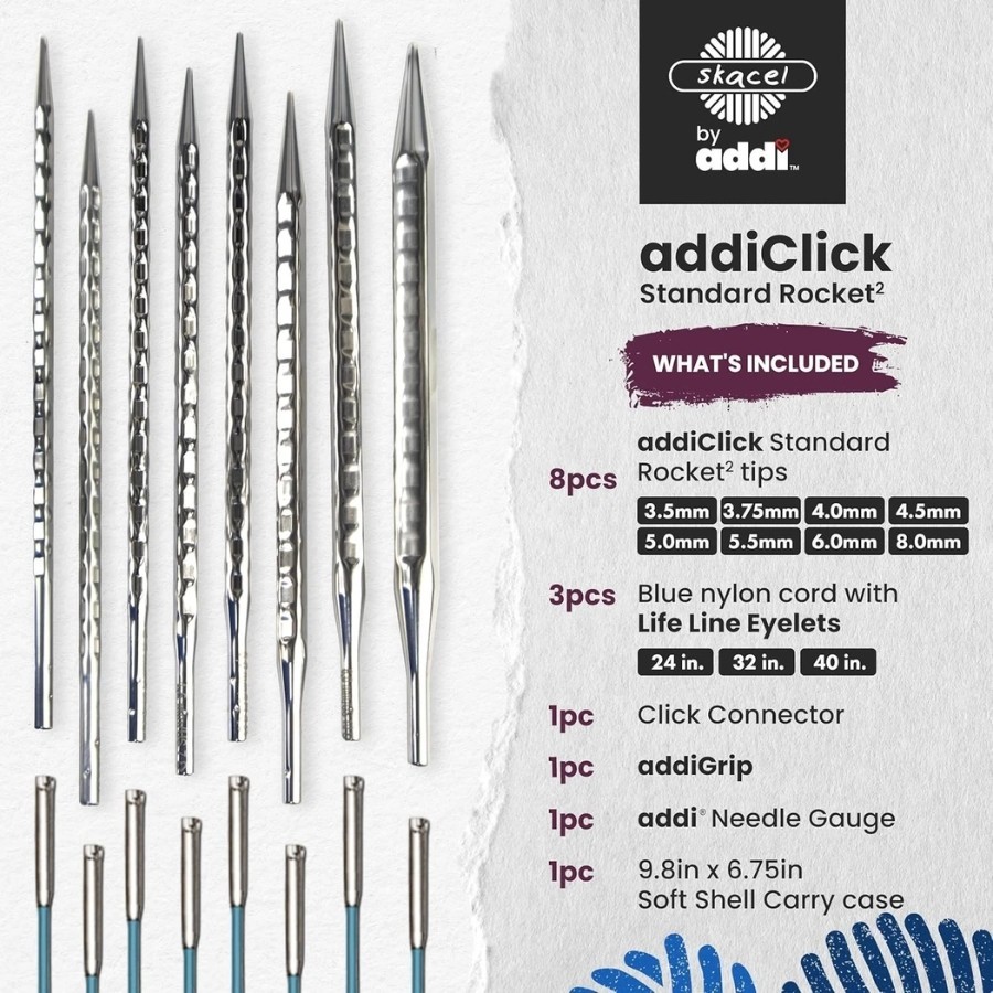 Addi Click Rocket 2 Squared Long Tip Set. New