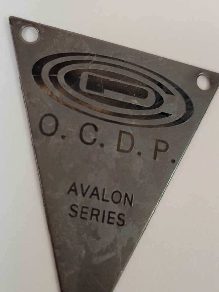 OCDP Drum Badge with Mounting Screws