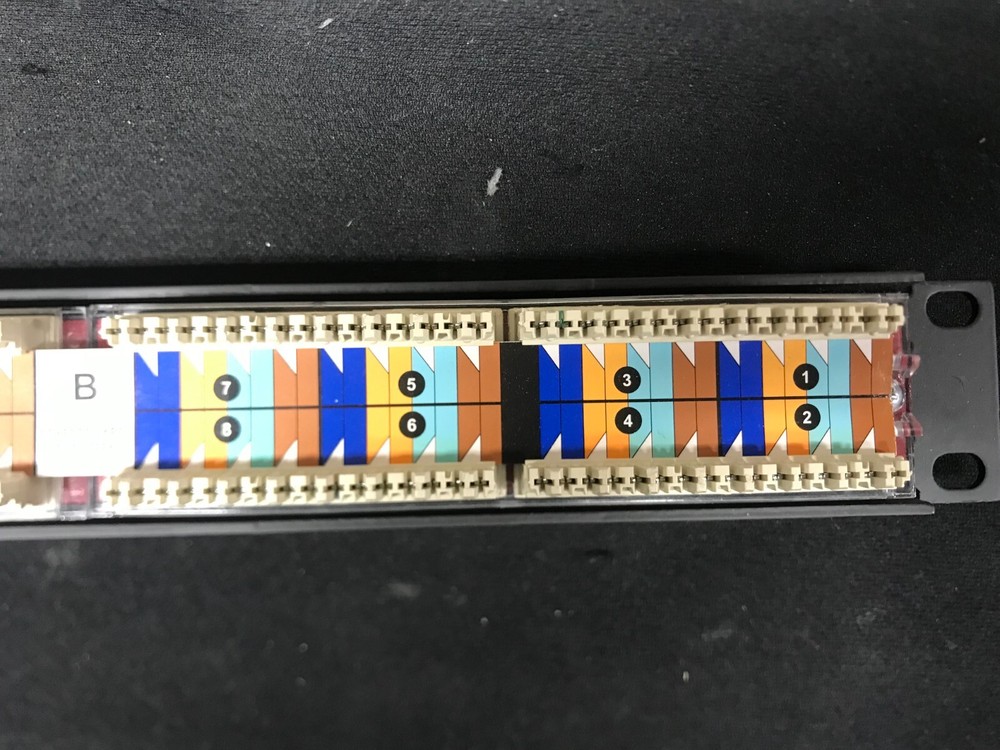 Hubbell Speedgain c5e+ 24-Port Patch Panel P5E24UE