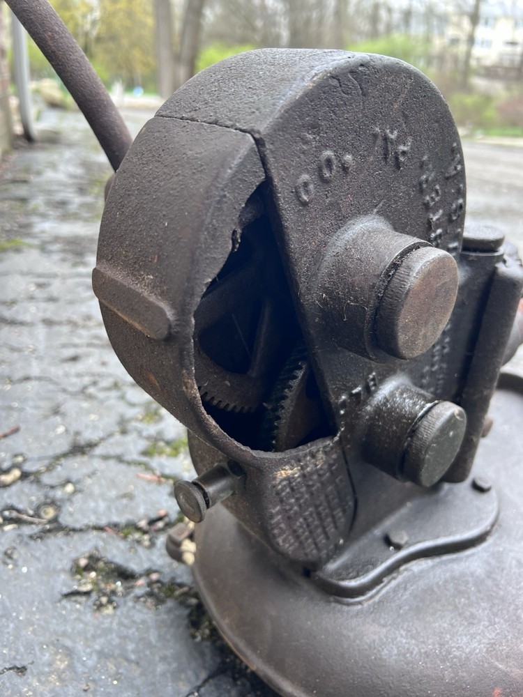 Champion Blower & Forge crank handle Blacksmith Tool Working Lg No. 400 Anvil