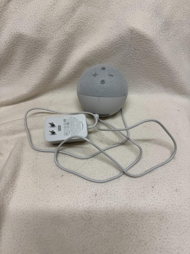 Echo Dot (4th Gen) Smart speaker ForAlexa - Gray WITH POWER ADAPTER!!!