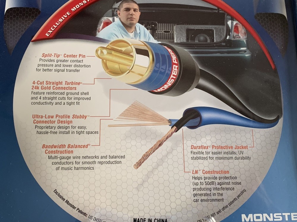 Monster Performance Car Audio Y-Adaptors