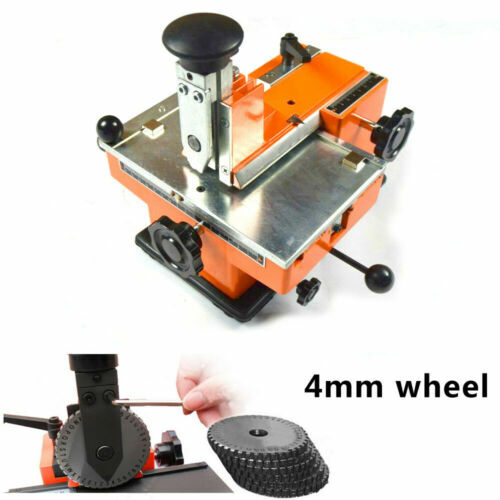 TECHTONGDA 1 PC 4mm Semi-automatic Plate Embossing Machine Metal Marking Machine