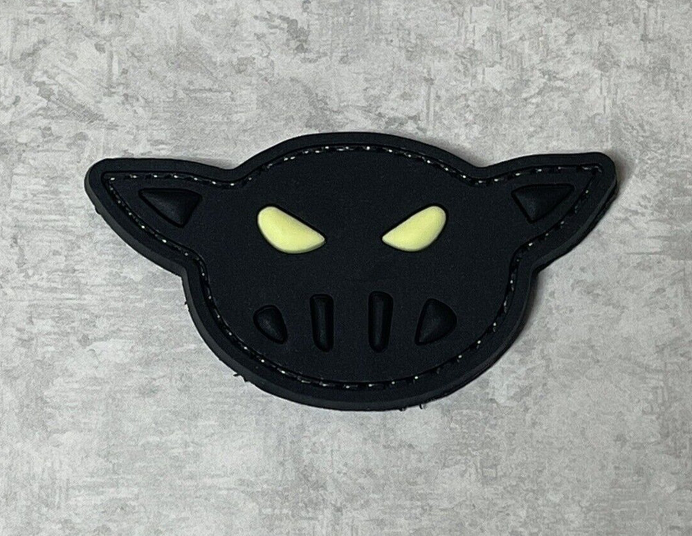 BlackSheep Warrior Patch Pvc Tactical Glow in The Dark Black Sheep Patch