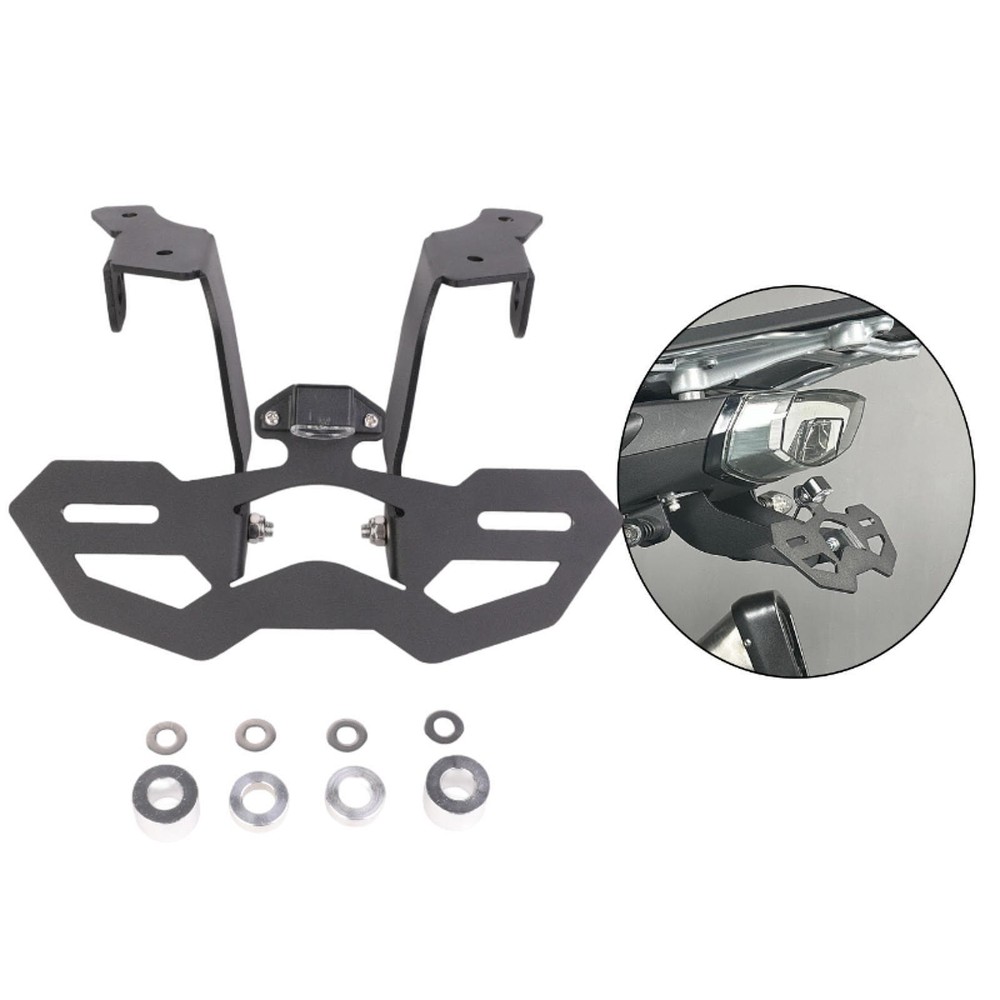 Licence Number Plate Bracket Tail Brackets Replacement with Light Sturdy Fender