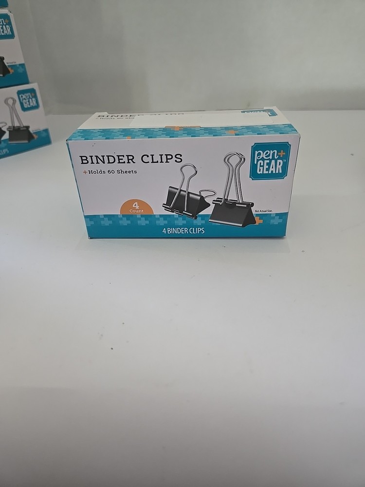 Pen & Gear Binder Clips 4pk