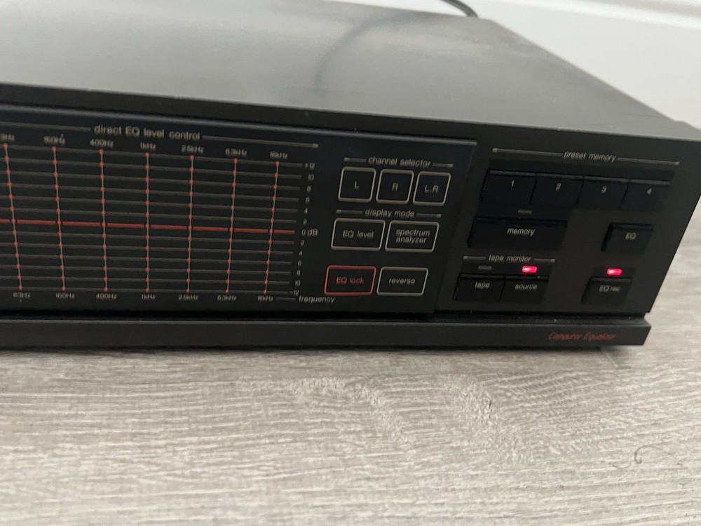 Technics SH-8036 Stereo Graphic Equalizer Vintage Stereo Component Tested Works