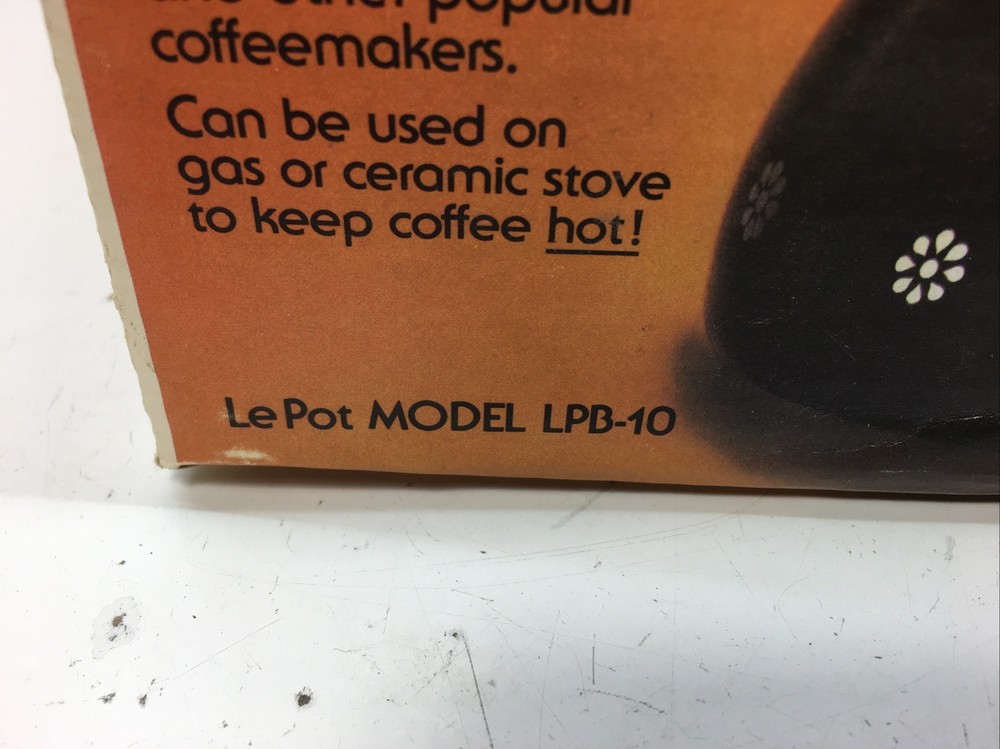 Mr Coffee 10 Model LPB-10 Glass Decanter Replacement Coffee Pot OPEN BOX