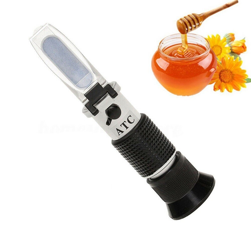 58~90% Brix Honey Refractometer With ATC Sugar Content beekeeping Measure Tool