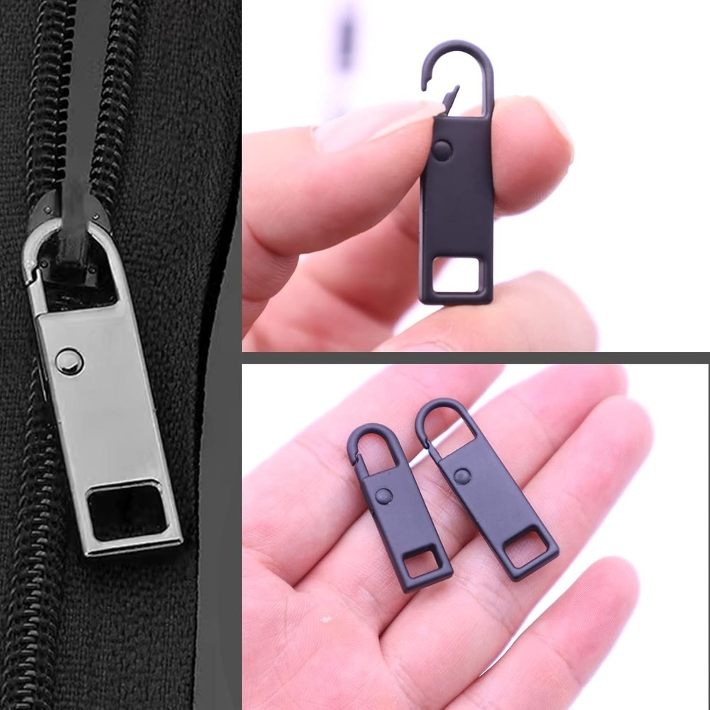 Zipper Pull Replacement Upgraded, 8 Pcs Detachable Zipper Pull Tabs for Lugga...