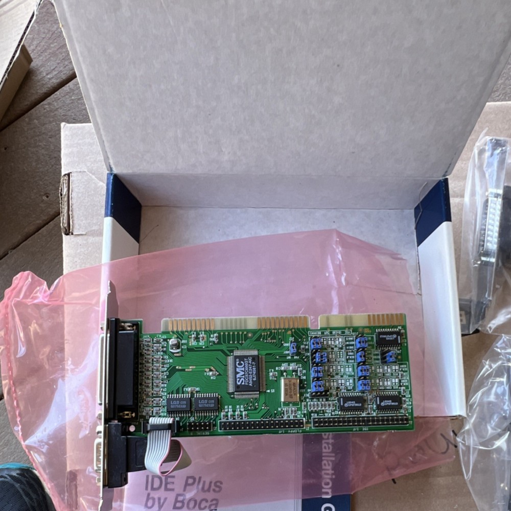 Boca Research IDE Plus Controller Card ISA/EISA IDE Floppy Serial Parallel