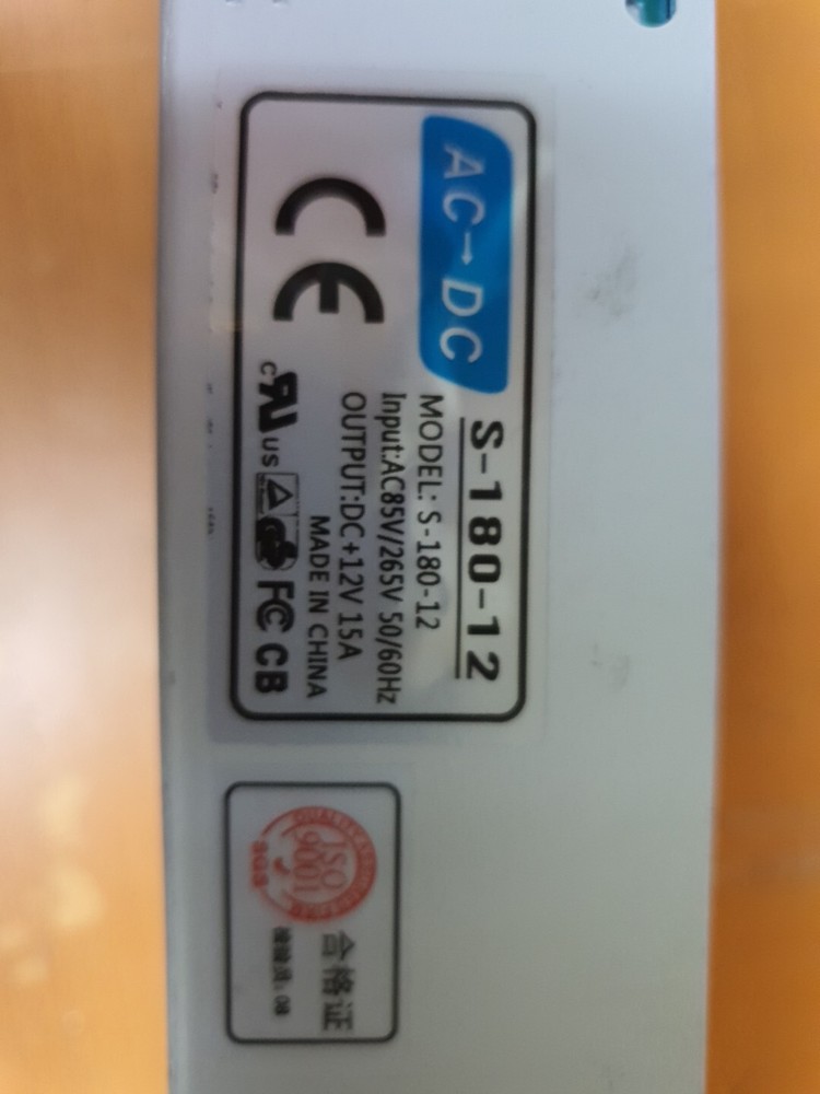 12V DC S-180-12 Super Stable 3D Power Supply for Computer Project Reprap Printer