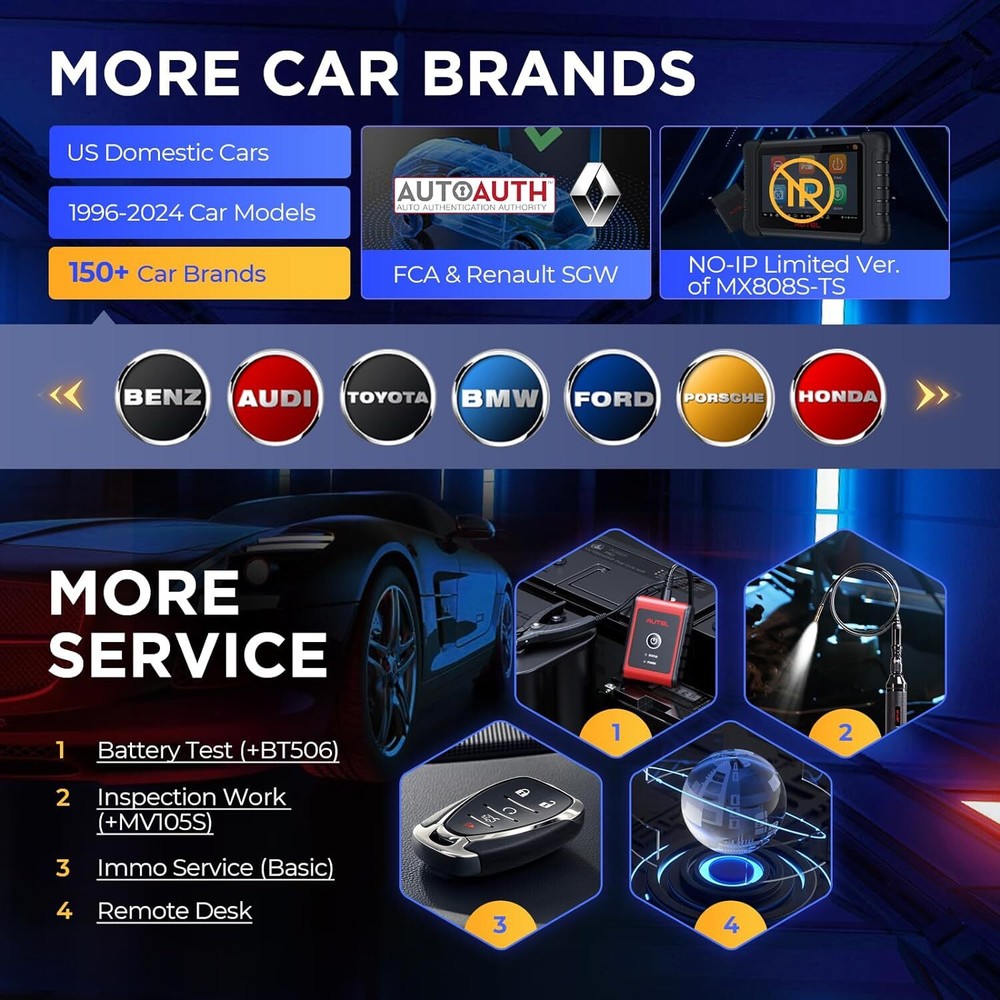 2024 Autel MK808S-TS Full TPMS Diagnostic Scanner MX808S-TS TPMS Programming