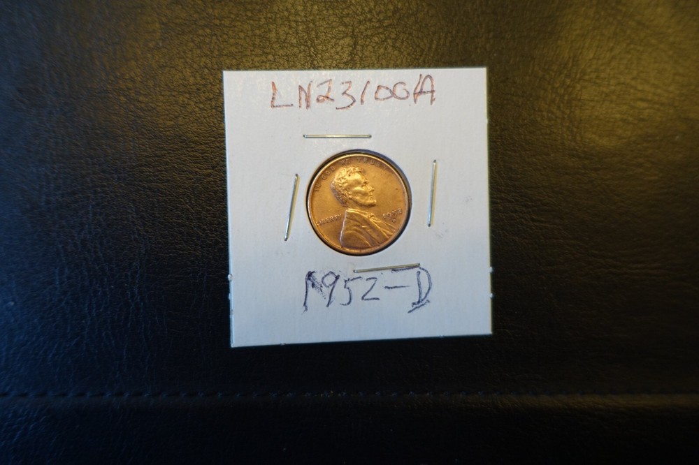1952-D 1 cent Lincoln  Penny