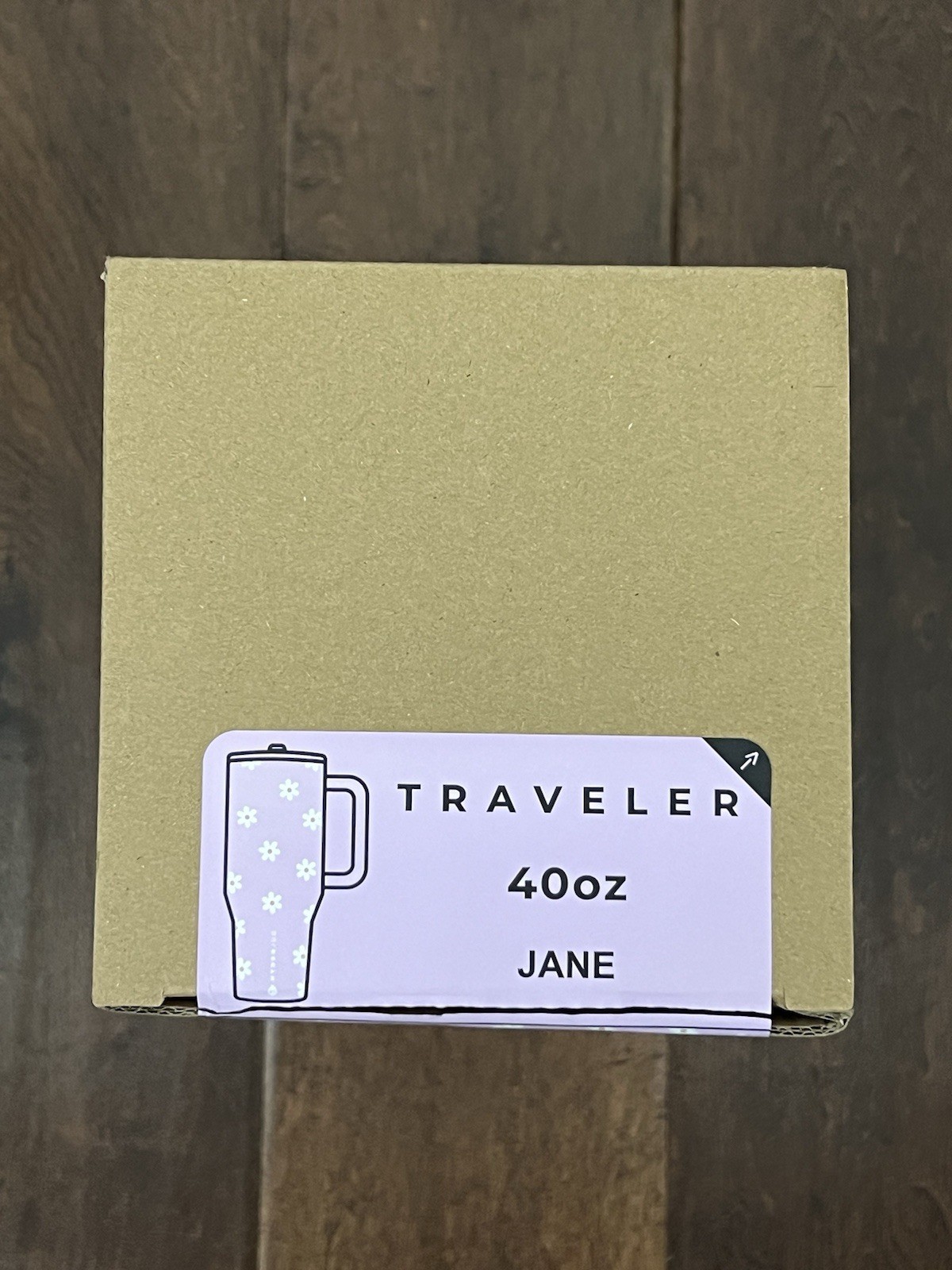 Hydrojug Jane Collection 2026 Purple Flower Design Traveler 40oz Cup New IN HAND