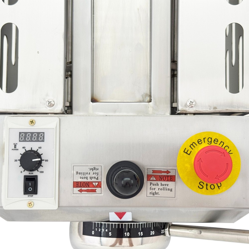 110V Desktop Foldable Dough Sheeter Dough Pressing Machine Puff Pastry Machine