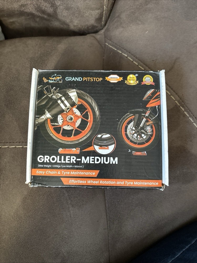 Grand PitStop G Roller - Medium Motorcycle Wheel Rotation & Tire Maintenance