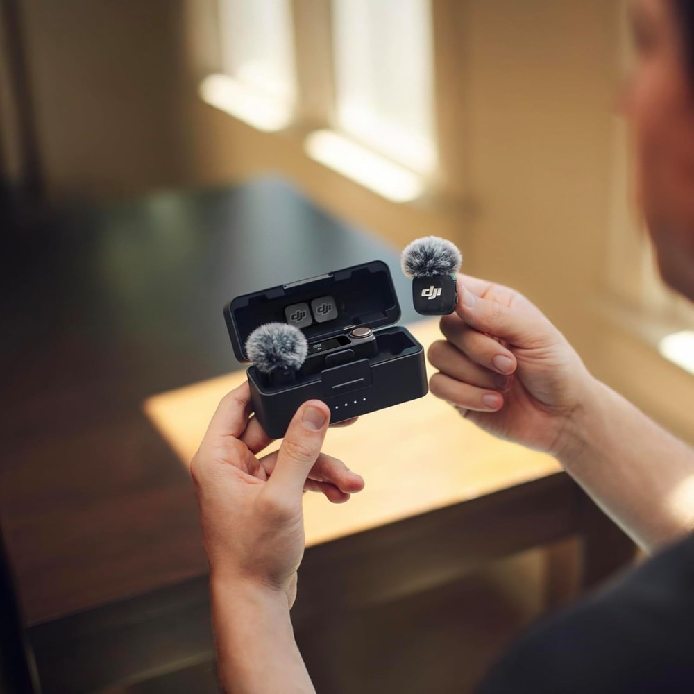 DJI Mic 2 (2TX + 1RX + ChargingCase) Advanced Mini Wireless Microphone