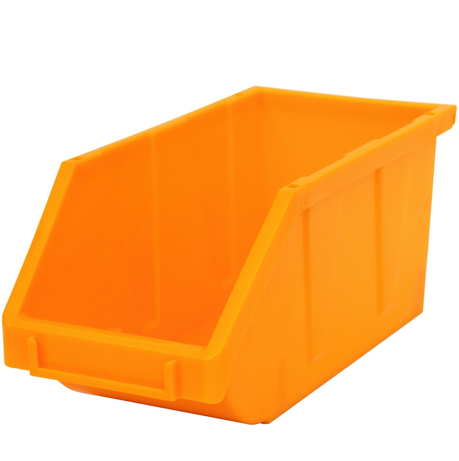 6-Pack Stackable Storage Bins Tool Part Container Yellow 5" w x 10" d x 5" h