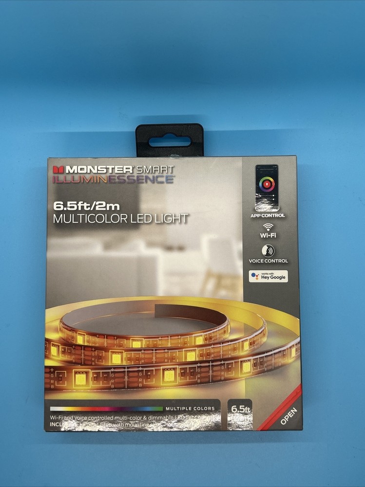 Monster 6.5ft Smart Multi Color & Multi White LED Light Strip