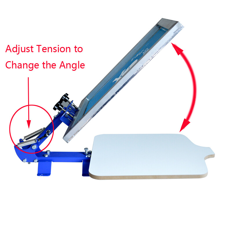 TECHTONGDA 1 Color Screen Printing Table Press Simple Silk Screen Printer