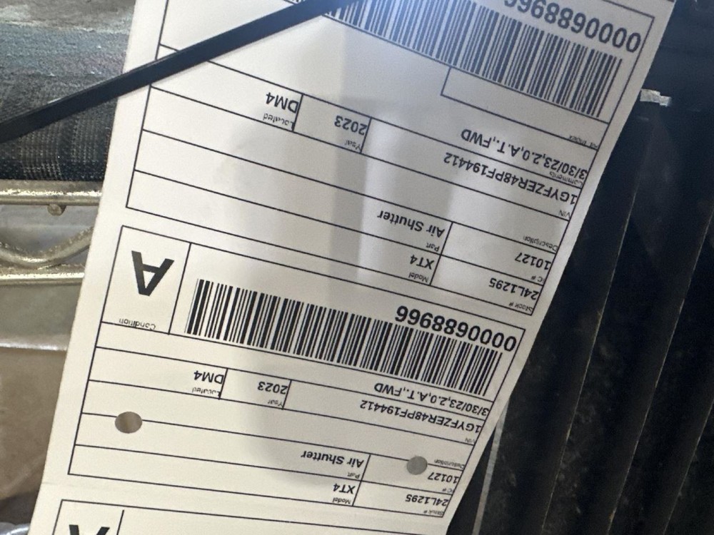 Air Shutter Fits 22-25 XT4 1973122