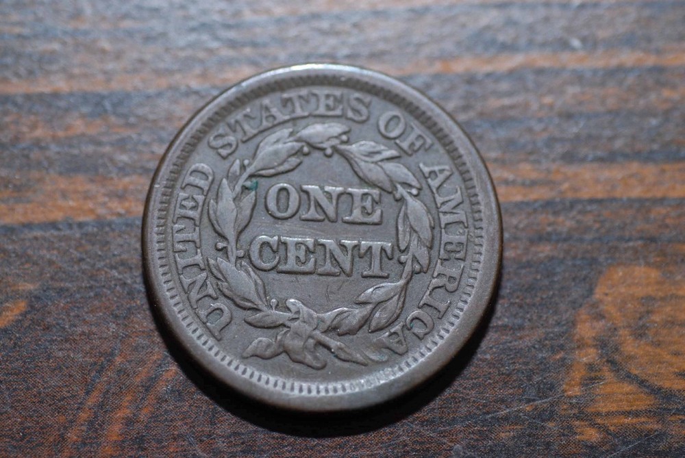1848 Large Cent, VF