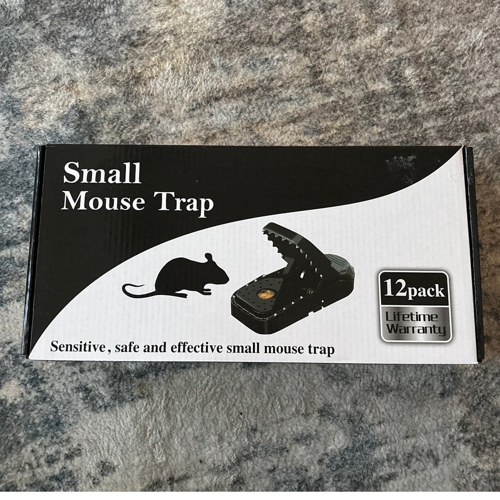 Small  Mouse Traps for Home 12 Pack Reusable