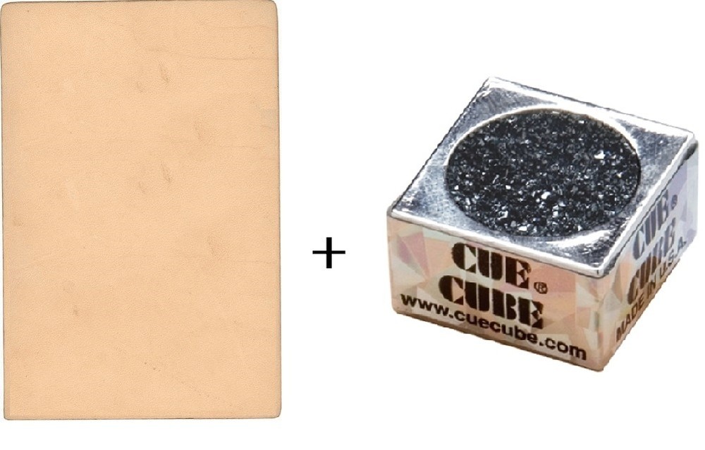 Silver Cue Cube & Shaft Slicker Combo Pack - Made in the U.S.A.