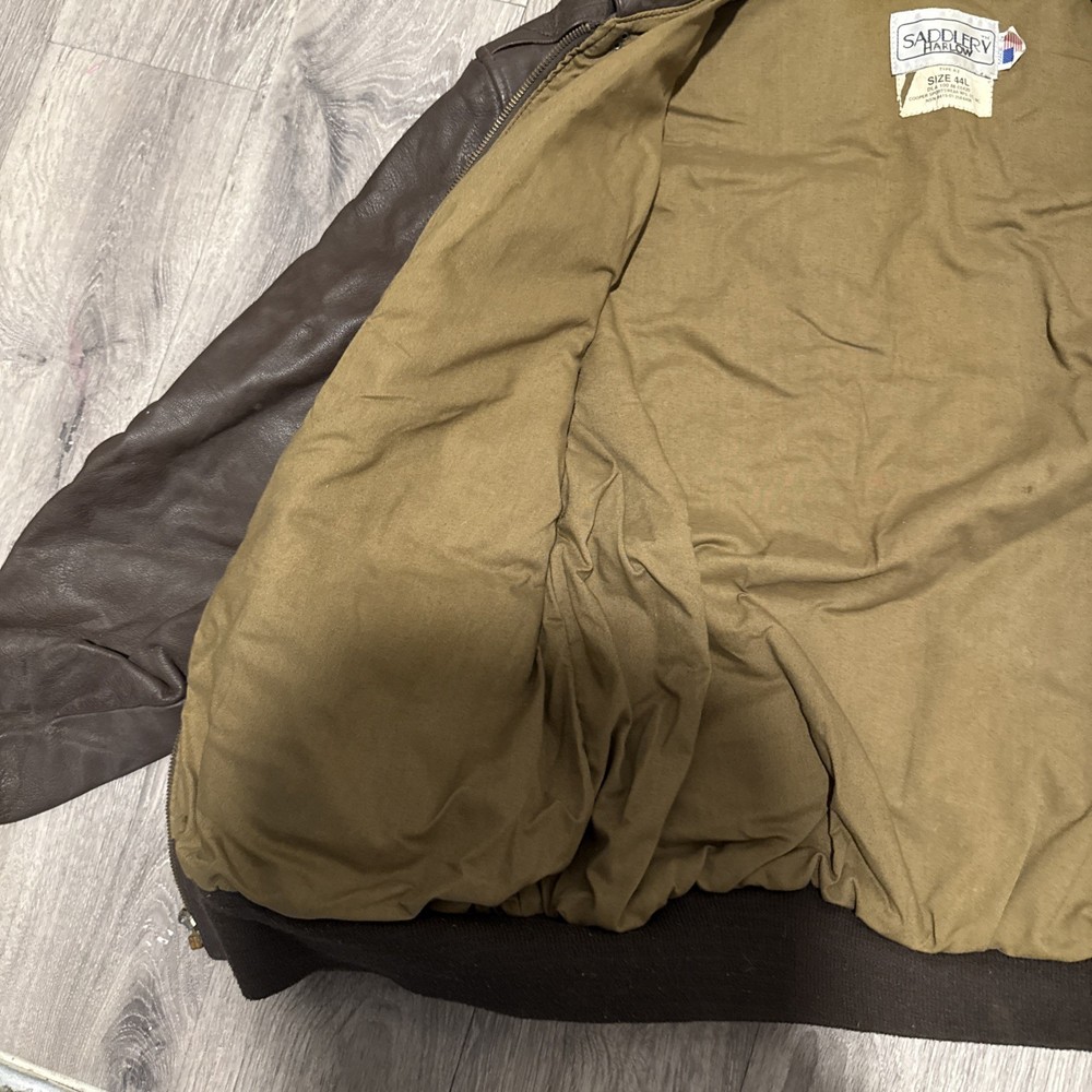 USAF A-2 Leather Flight Jacket 44R OFFICIAL ISSUE