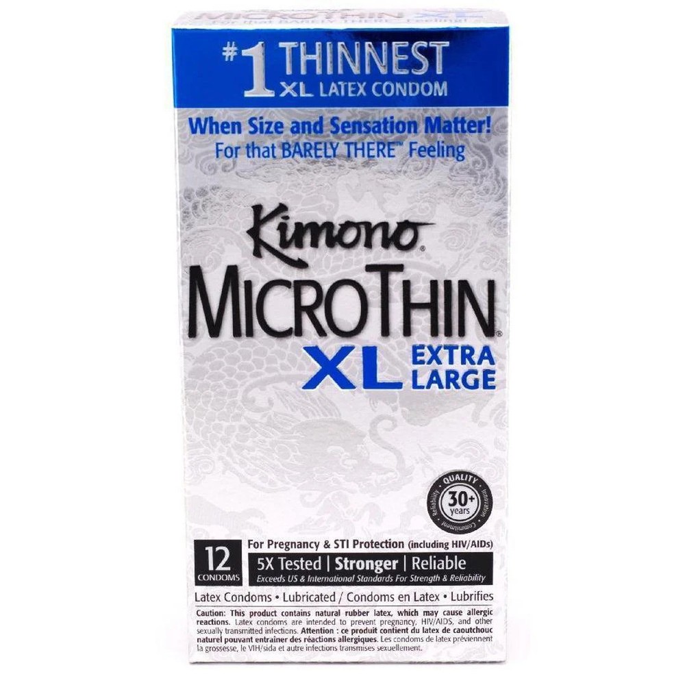 Kimono MicroThin XL Condoms | 12-Pack