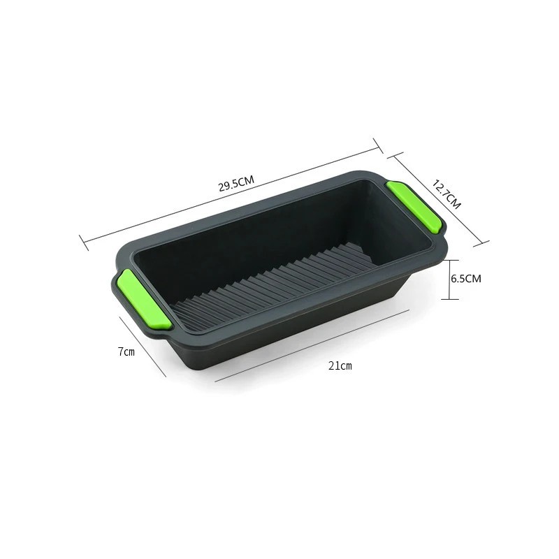 Silicone Cake Pan Bread Mold Deep Baking Dish Non Stick Rectangular Square Oven