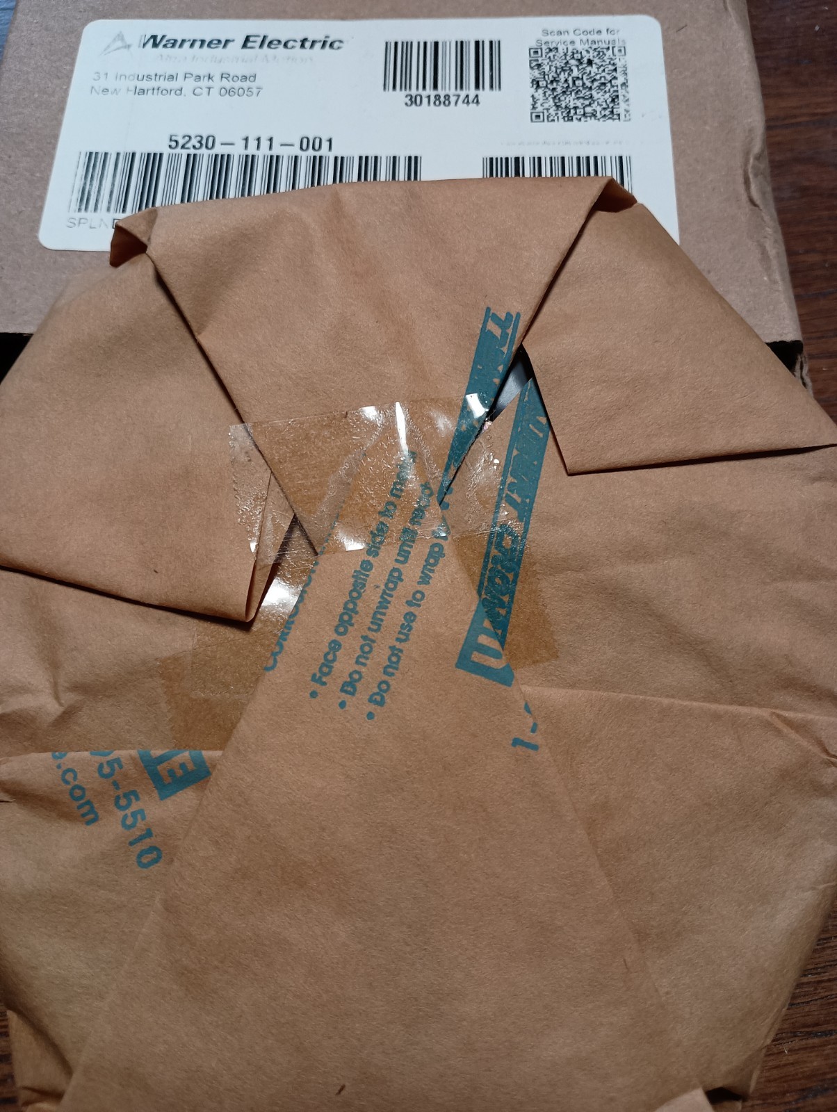 Warner 5230-111-001 Armature Assembly for EP-500 Electropack SHELF WEAR NEW