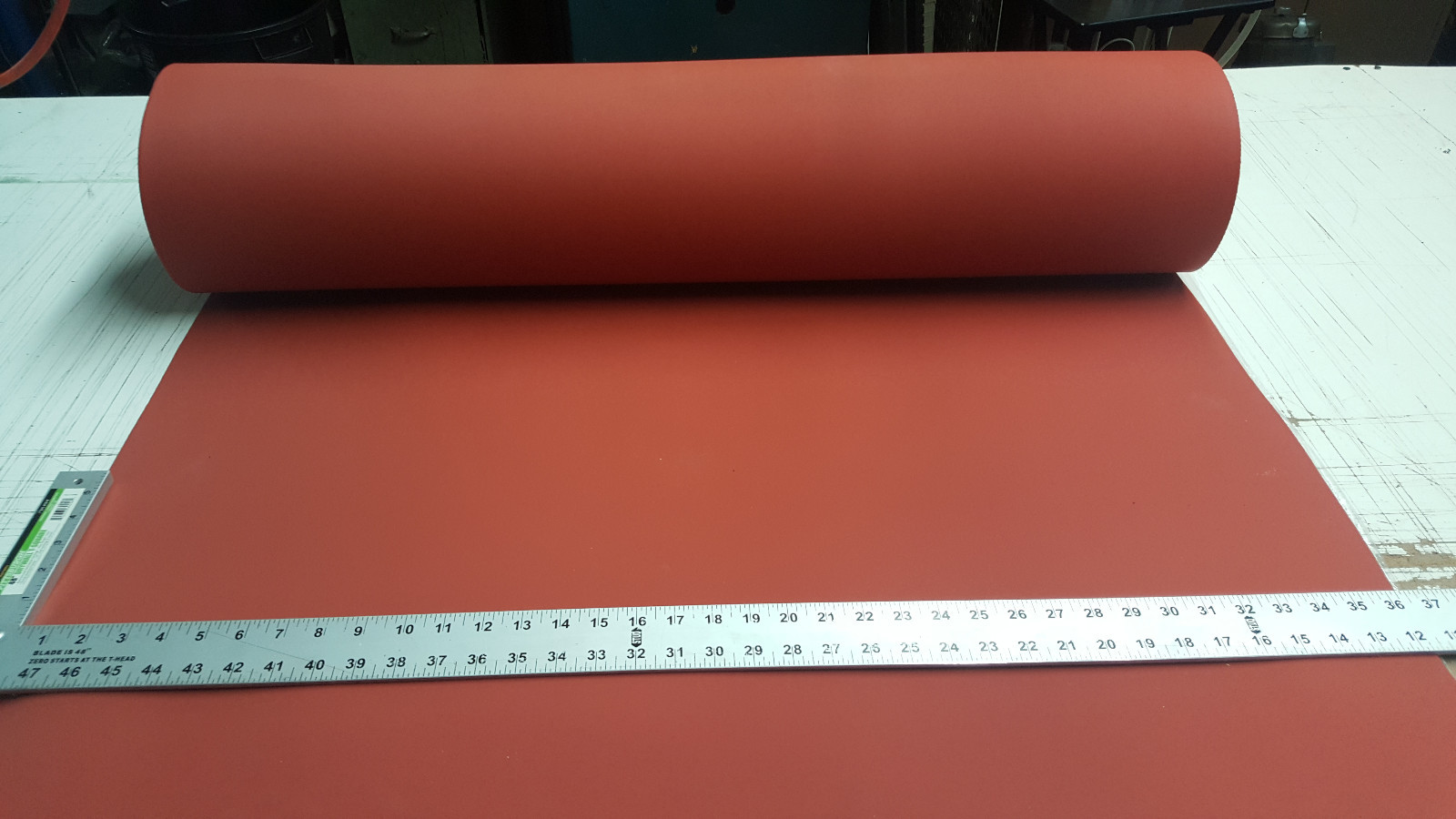 SILICONE SPONGE RUBBER 1/8THK X 36”X HIGHT TEMP