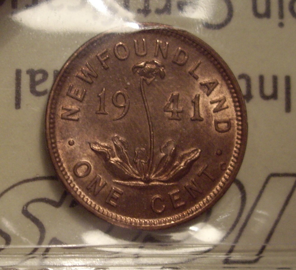Canada Newfoundland 1941c Small Cent - ICCS MS-64